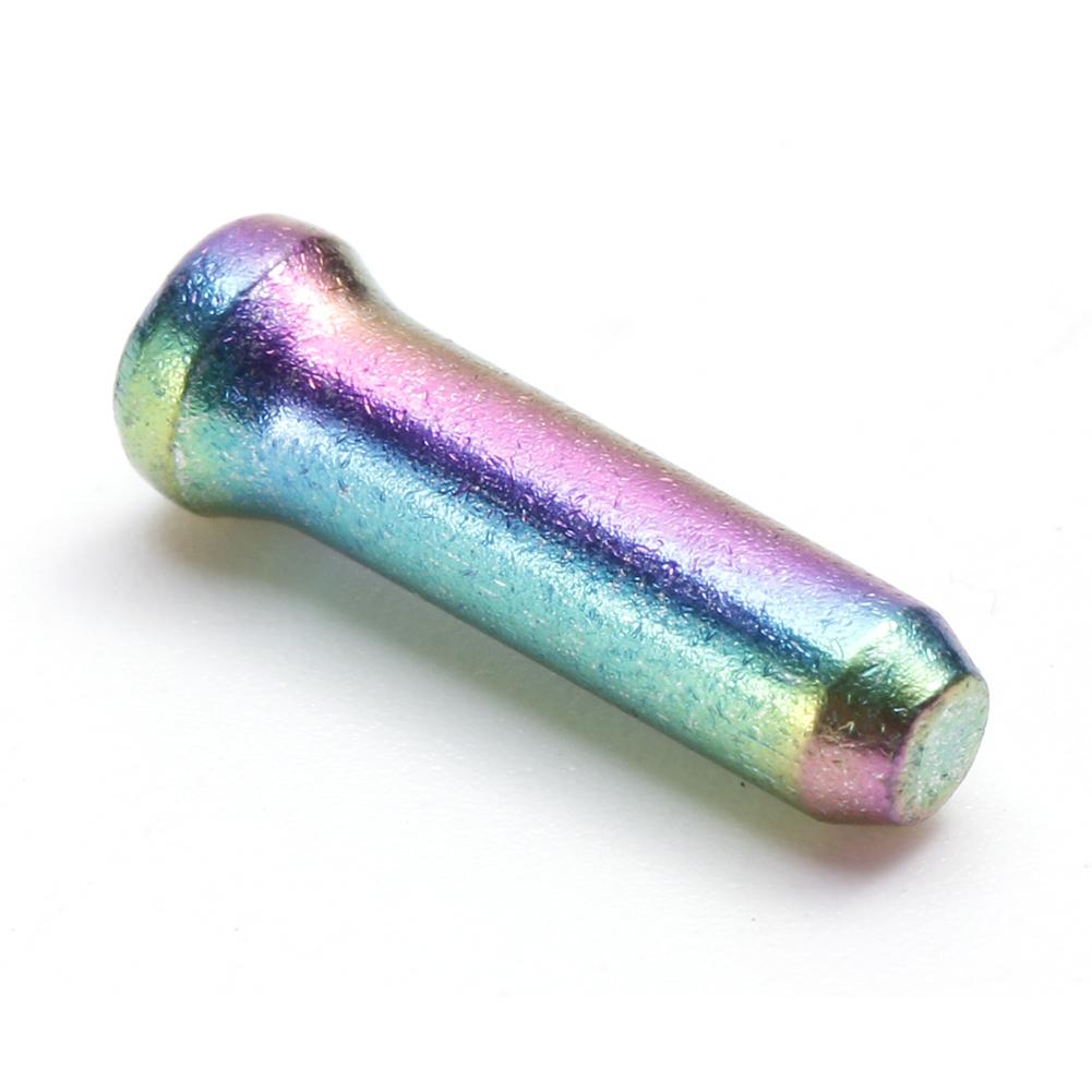 20pcs Bike Wire End Caps Aluminum Alloy Color Brake Shifter Inner Cable Tips Replacement Cycling Equipment Accessories