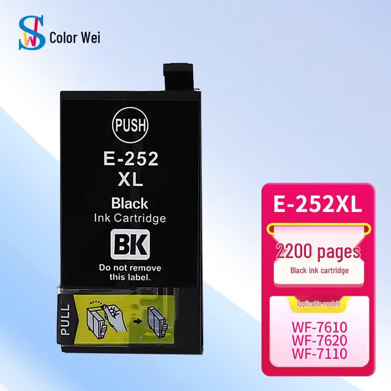 Sevy Compatible E-252xl Ink Cartridge Set for Epson WF Series