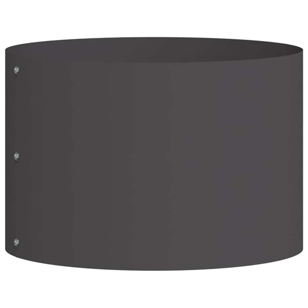 Plant Ring Black 30 X 30 X 20 Cm Cold Rolled Steel