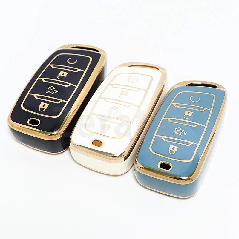 4 Buttons For Changan Hunter F70 Cs35 Cs75 Plus Cs85 Coupe Cs95 Remote Key Fob Holder Cover Case Protector Skin Accessories