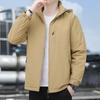 New Spring and Autumn Jacket Men's Sports and Casual Outdoor Stand Collar Large Size Autumn Jacket Men