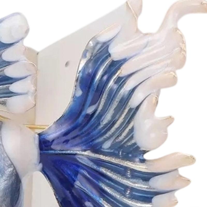 Elegant Goldfish Enamel Brooch Alloy Metal Accessory Convertible Pendant Clothing Accessories For Casual Party Outfit