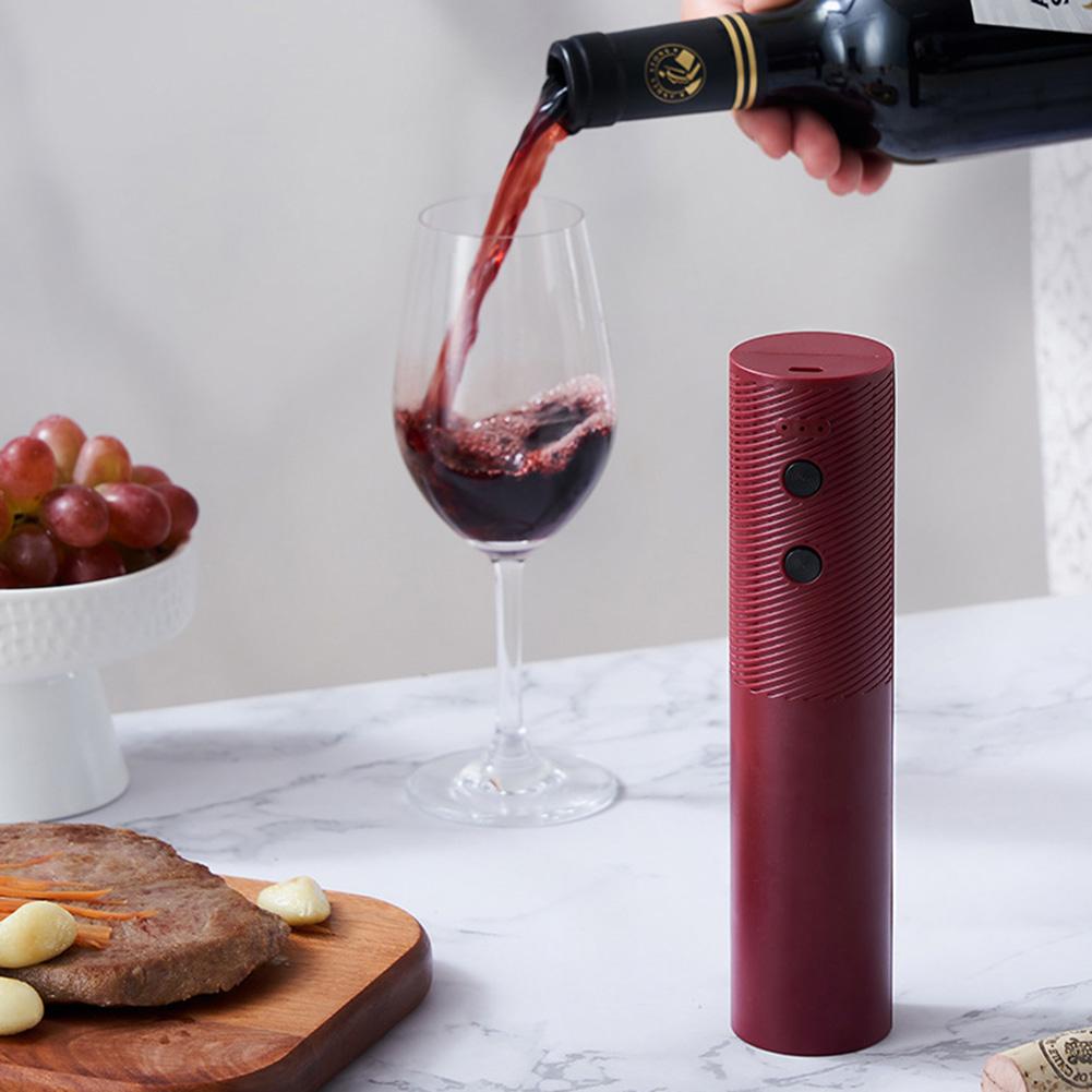 Electric Wine Opener Rechargeable Automatic Red Wine Opener Multifunctional Red Wine Corkscrew for Kitchen Bar Party