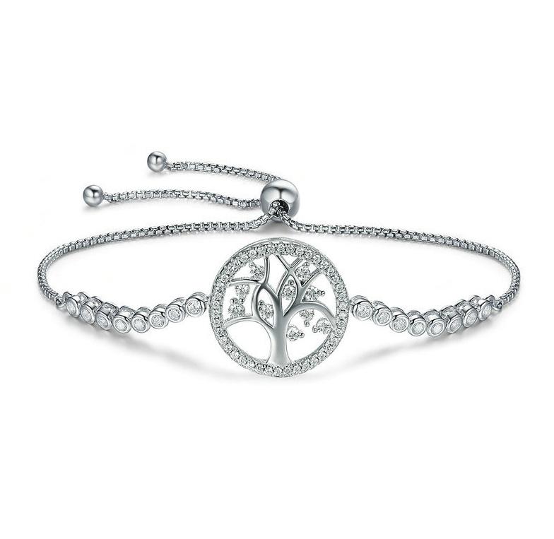 Silver Bracelet Women's Bracelet Tree of Life 925 Sterling Silver Trusky