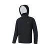 Men's Jacket FILA Fitness Waterproof, Windproof, And Water Repellent 3 in 1 Windbreaker Jacket Men's Black