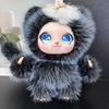 Soft Fluffy Bag Charm Ornaments Plush Doll Pendant Creative Bear Plush Keychain  Birthday Gift