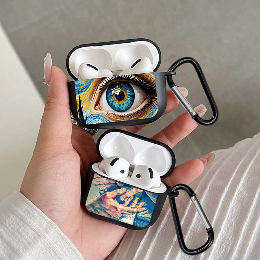 Earphone Cases Cover Case For Airpods Pro2 Pro Pro3 4 3 2 1 Eyes With Stories