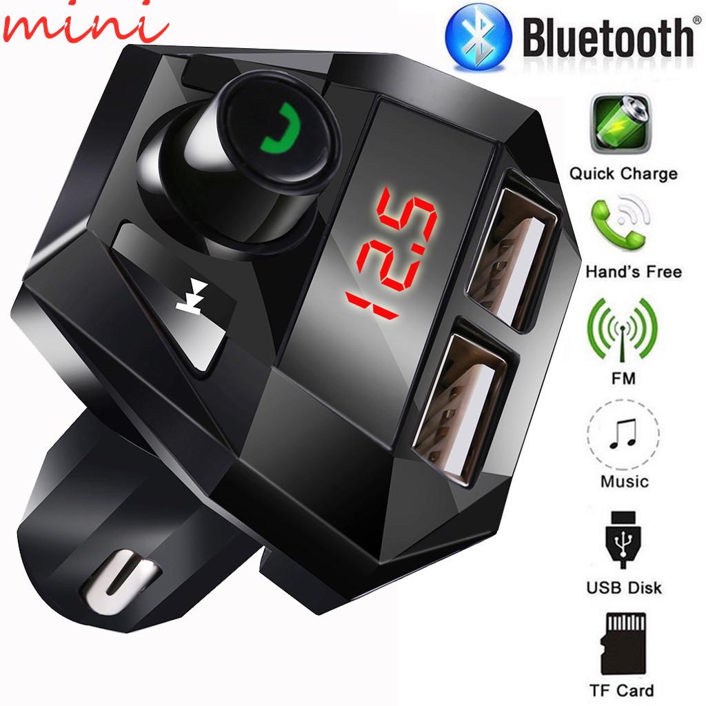 ministore! Car Kit Hands free Wireless Bluetooth FM Transmitter LCD MP3