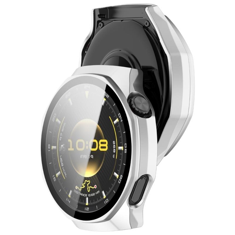 Smartwatch Cover Shell Screen Protector Tempered Glass Film for Watch GT6 Scratchproof Case Film Dustproof