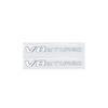 FUP1  Glossy Black V8 Biturbo Emblem Sticker for Mercedes AMG C63 C63s C205 S205 W205 Fender Trunk Rear Logo Decal