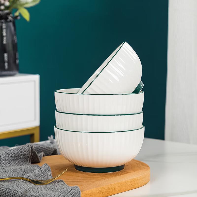 Jingdezhen Ceramic Underglaze Noodle Bowl Set