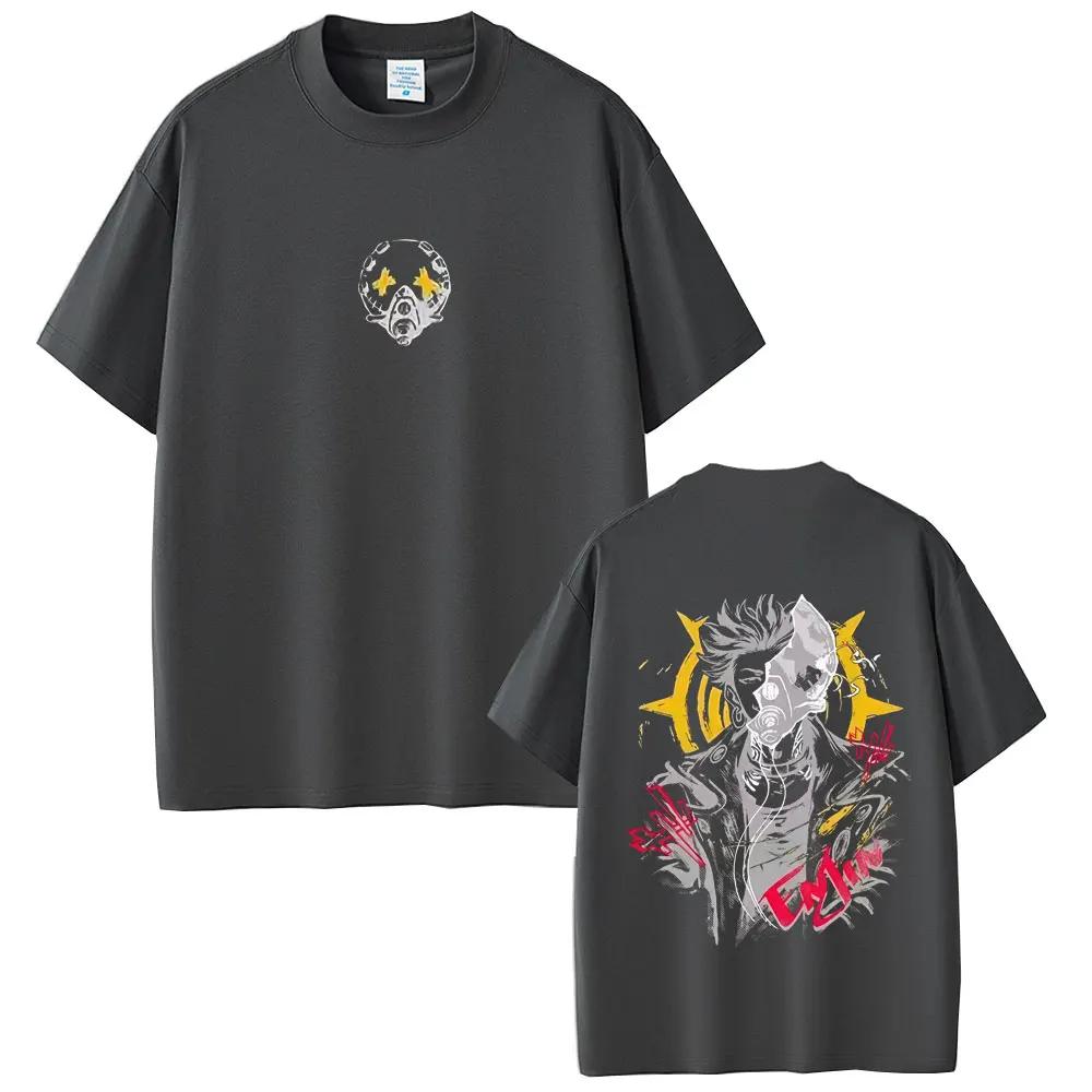 

Anime YuYu Hakusho Hiei Graphic T Shirts Men Women Casual Oversized Short Sleeve T-shirt Male Cartoon Manga Streetwear 3XL