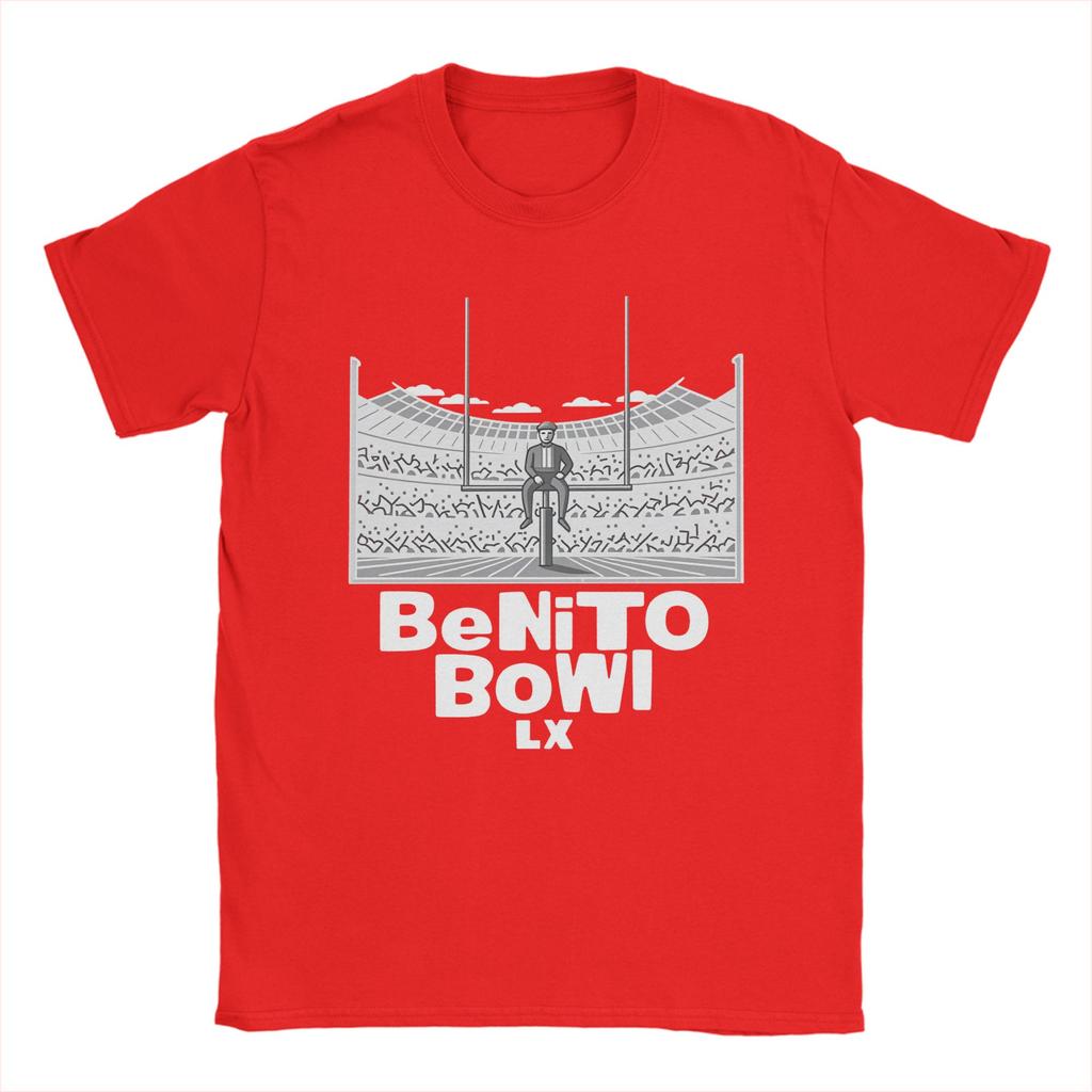 Bad Bunny Puerto Rican Flag Benito Bowl Unisex T Shirt Humorous Tees Short Sleeve Round Collar TShirt Cotton Printed Clothing