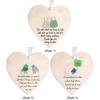 Christmas Heart Sea Glass Keepsake Pendant Friendship Ornament Friendship Decor for Best Friends Gift