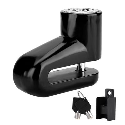 Sicherheit Roller Motorrad Fahrrad Anti-Diebstahl Heavy Duty Bike Bremsscheibe Rotor Schloss Schwarz