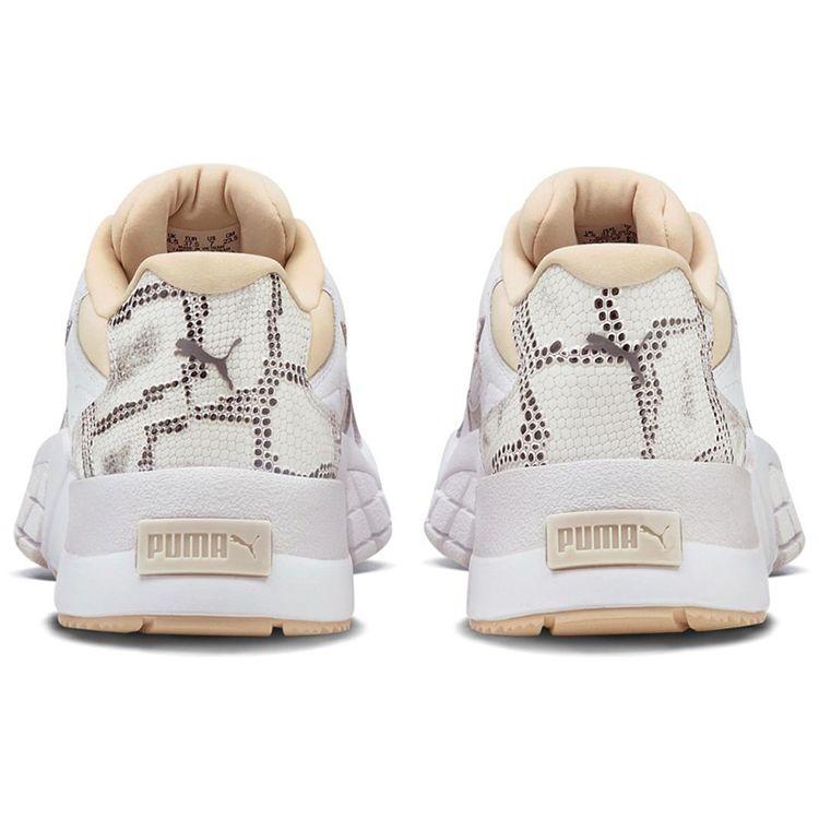 Puma Hedra Snake Mesh Fabric Synthetic Leather Shock Absorbing Non-Slip Wear-Resistant Low-Top Marathon Running Shoes Women sneaker 380647-02