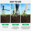 Weeder,Stand Up Weed Puller Tool with Long Handle  ,4Claw Steel Head Design  Easily Remove Weeds Without Bending, Pulling, or Kneeling.