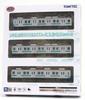 TOMYTEC Railway Collection Tetsukore Izu Kyuko 8000 Series Set E Diorama Supplies 335207 TA-6 3-Car