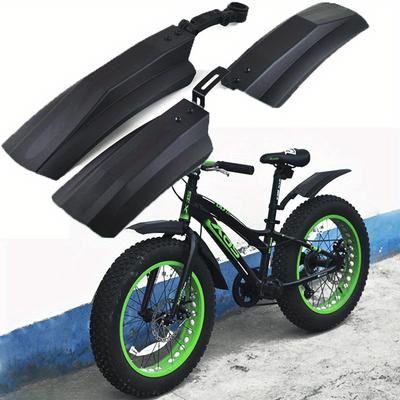 Kar Bisikleti çamurluk 20 inç 26 inç Fat bike Çamurluk 2 adet Ön Arka Çamurluk Fatbike MTB Bisikletler Bisiklet Sürme Bisiklet Çamurlukları