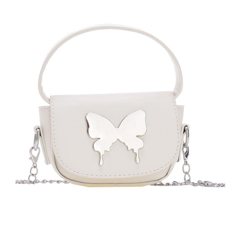 Trendy Butterfly Kids Crossbody Bag Breathable Pu Material For Everyday Use