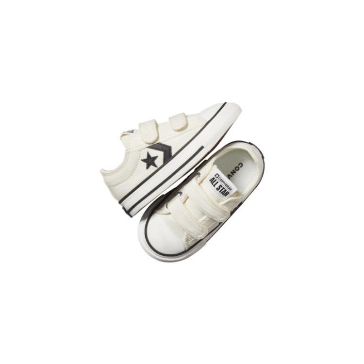 Converse Star Player 76 2V Comfortable Versatile Low Top Walking Shoes Baby sneaker White A05222C