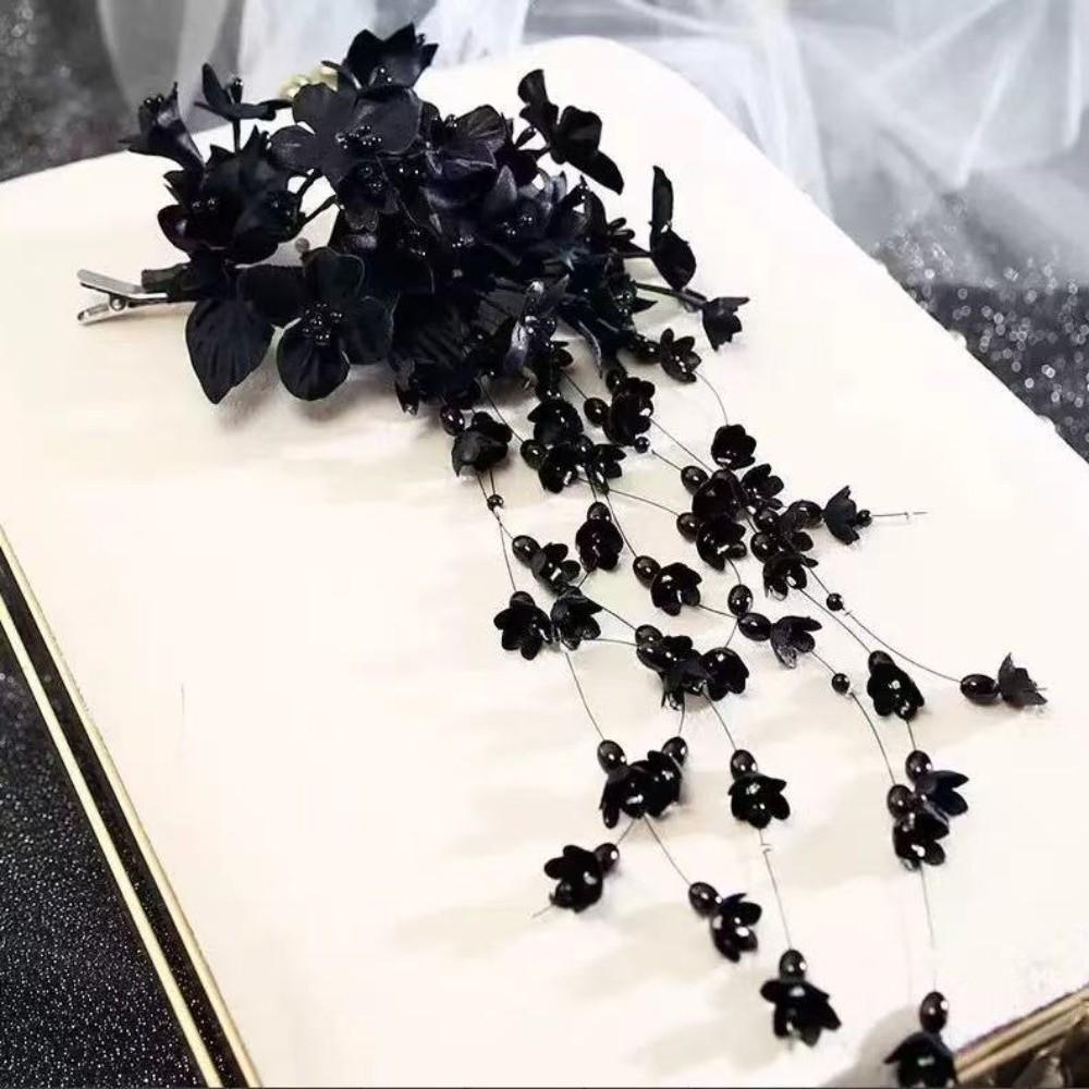 New Chinese Style Tassel Side Clip Luxury Duckbill Clip Exquisite Side Clip  Bridal Headwear