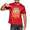 Street Wear Teenagers Teeshirt Summer Tshirt Streetwear Jesus The Way The Truth The Life John 146 Minimalist Male Teeshirt