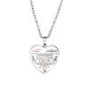 BEST MOM Heart Pendant Necklace To My Mom Love Sweater Chain Mother’s Day Gift Cute Inspirational Jewelry Fashion Mom Necklace