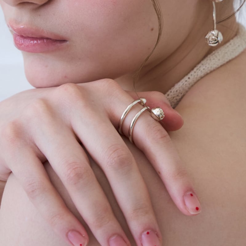 STILL INSTANT Rose with Dew - Ring 02