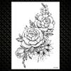 Night Forest Werewolf Tattoos For Men Women DIY Realistic Temporary Tattoos Geometric Fake Wolf Scorpion Tatoo Paper Stickers