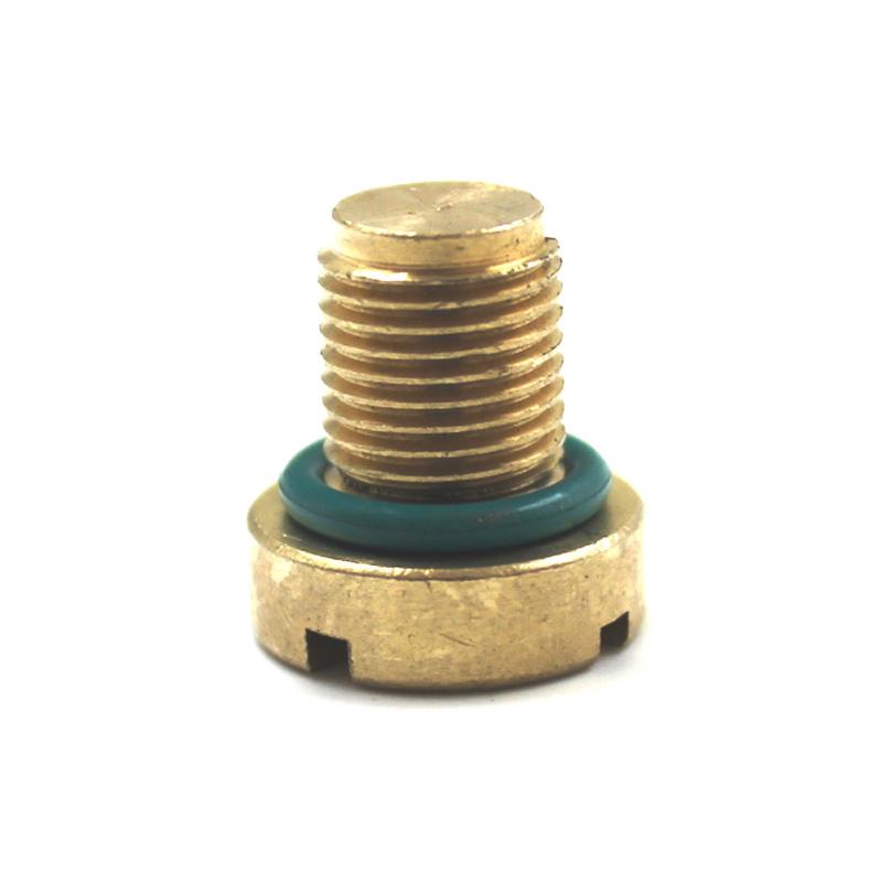 Brass Upgrade Coolant Reservoir Expansion Tank Bleeder Screw for BMW & Mini Cooper E36 E38 E39 E46 Replaces Plastic OEM