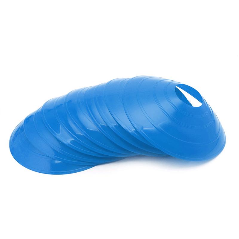 10 Stück Socr Scheibenkegel Set Fußball Agilitätstraining Saur Kegel Markierscheiben Multisport Training Spa Kegel Zubehör