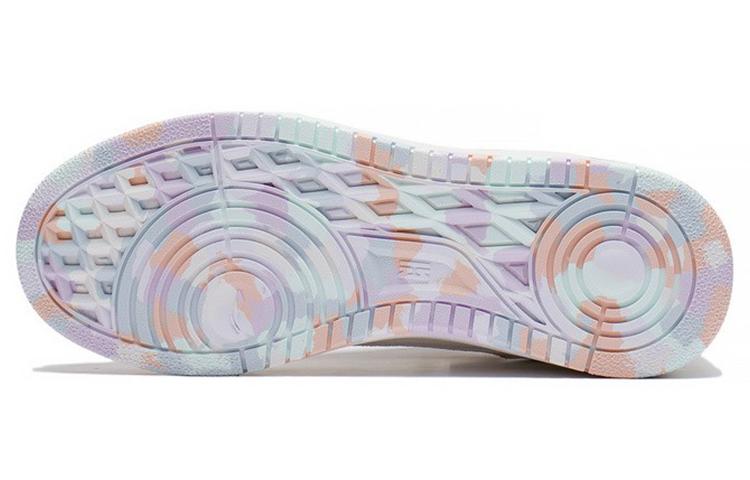 Li Ning Lightweight Abrasion Resistant Low Top Skateboard Shoes Women's Mist White AGCS248-1