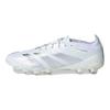 Pantofi de Fotbal Predator Elite cu Vârf Rotund și Șireturi AG HG Unisex Pantofi de Fotbal Alb IG5423