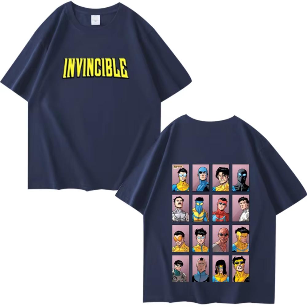 Niezwyciężony Wariant Koszulka Graficzna 2025 Mężczyźni Kobiety Oversize Bawełna Gorąca Wyprzedaż Krótki Rękaw Letni Nadruk Unisex Duże Rozmiary Góry