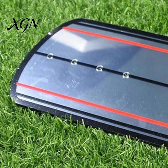 Portable Putting Practice Mirror Golf Mirror, Alignment Training Aid with Putter Line, Ball & Accuracy Trainer Tool for Indoor Outdoor Beginner