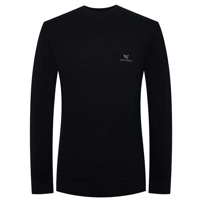 Baoxiniao Men's Machine Washable Mock Neck Wool Sweater