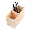 Pen Bracket Container Desktop Storage Box 1/2 Grid Organizer Stationery Organizer Pen Holder