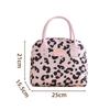 Durable Fashion Prints Lunch Box Bag with Zipper Lightweight Insulated Tote Bag Portable Large Capacity Outdoor Picnic Bag