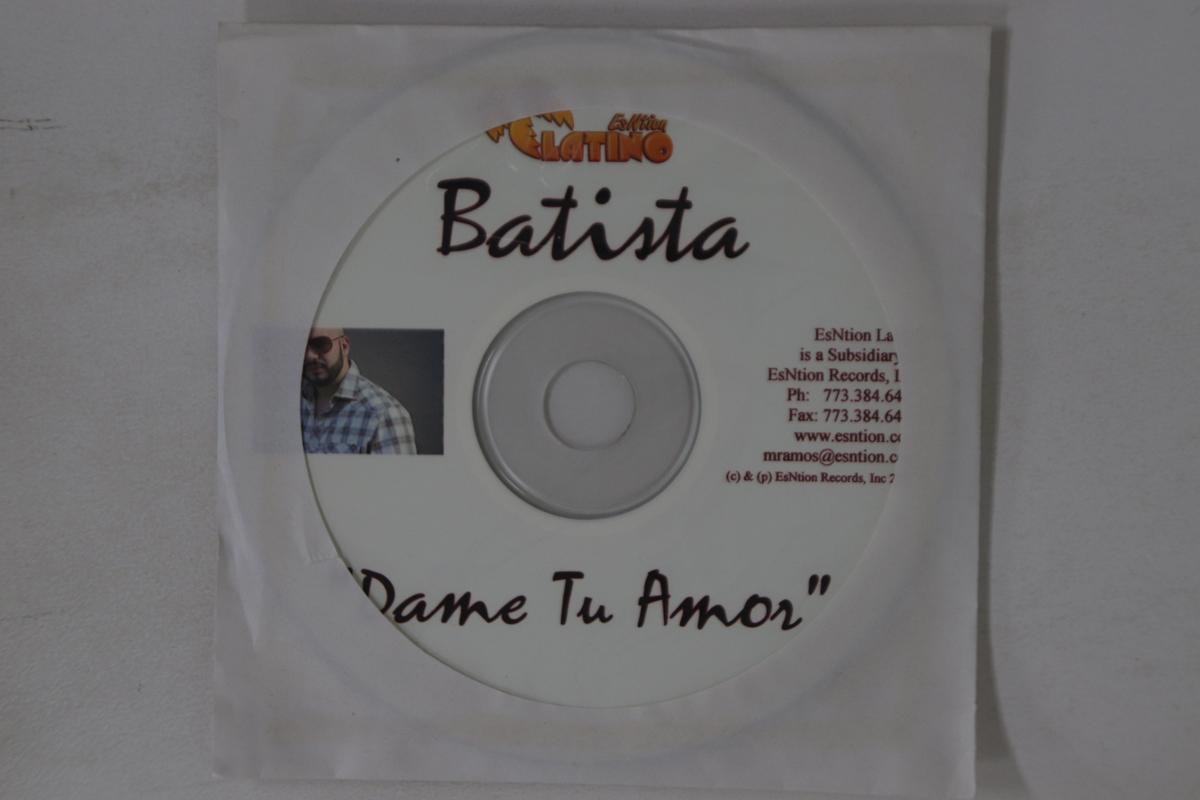 

CD BATISTA - Dame Tu Amor NONEPROMO ESNTION LATINO 2007 US Dance & Electronica Used