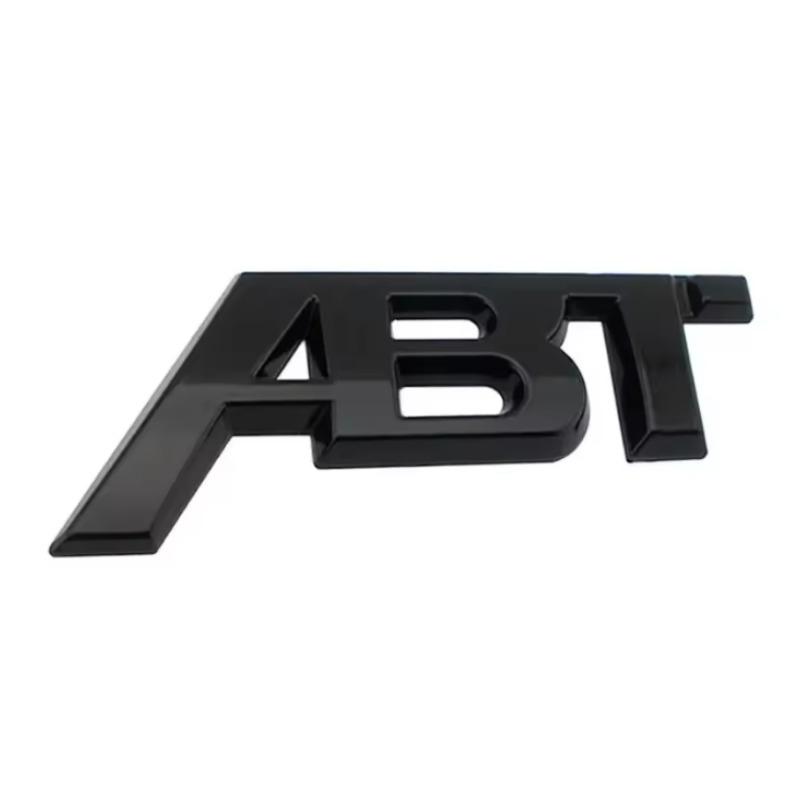 3D-Metall-ABT-Logo-Emblem für Frontgrill und Heckklappe, passend für Mercedes-Benz RS3, S3, S5, Q5, Q8, A4, B8 und A3 8V