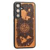 Bewood Wooden Case for Samsung Galaxy A35 5G Wind Rose Merbau