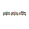 DKD Home Decor-Wall Coat Rack DKD Home Decor 29 X 8 X 17 Cm Metal Vintage Wood MDF (3 Pieces)