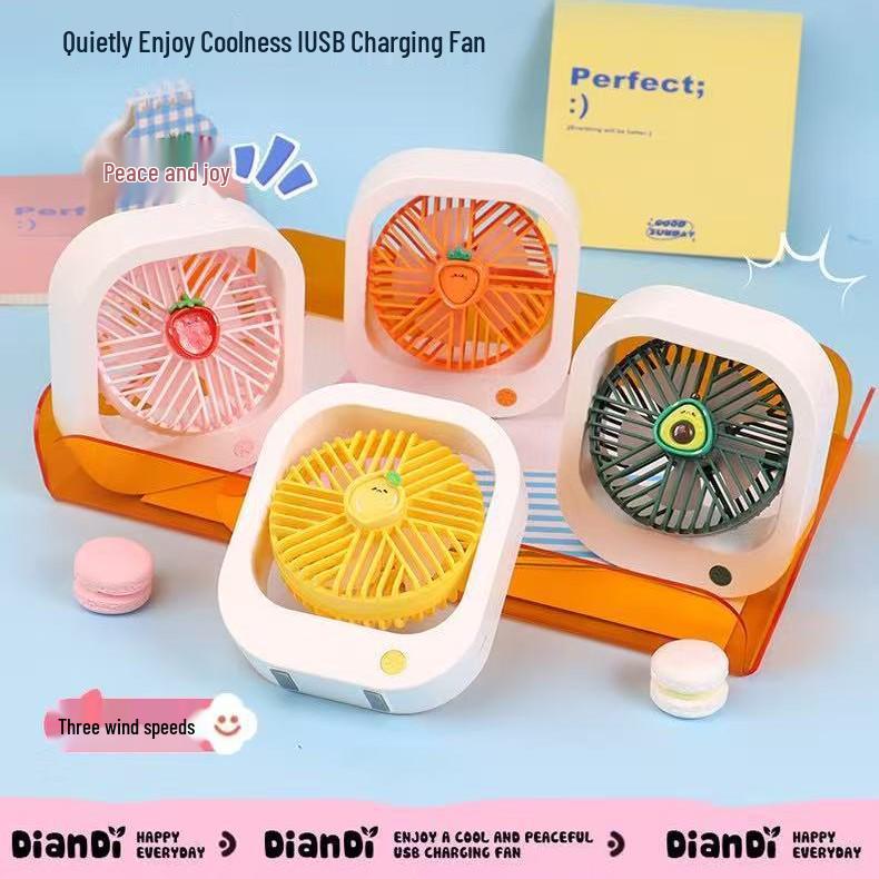 USB Rechargeable Silent Mini Desktop Fan for Dorms and Offices 1