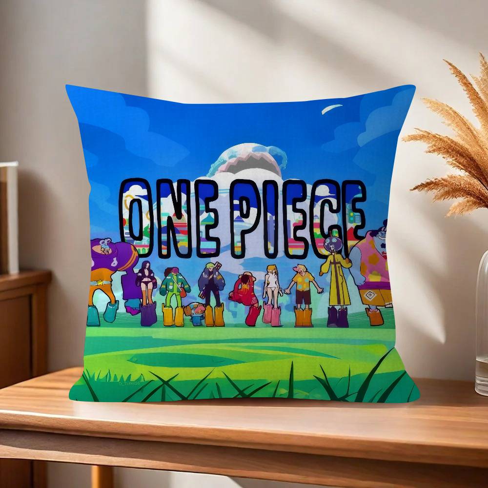 Pillow Cushion Cover Pillowcase Living Room Sofa Home Decor Customized Japan ooOne Piece Anime