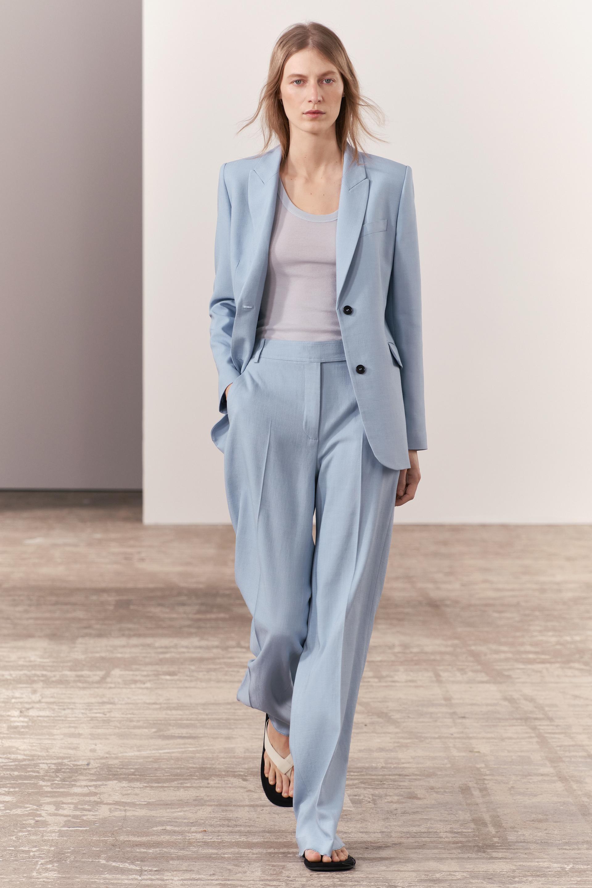 

КОСТЮМНЫЕ БРЮКИ ПРЯМОГО КРОЯ ZW COLLECTION