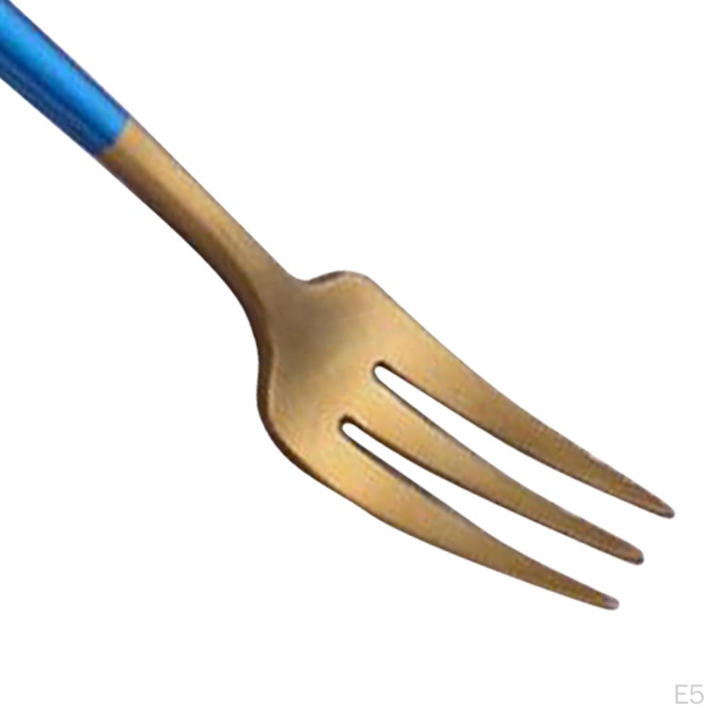 Stainless Steel Dinner Fork for Fruit / Salad - Kitchen Cutlery, 5.24 inch