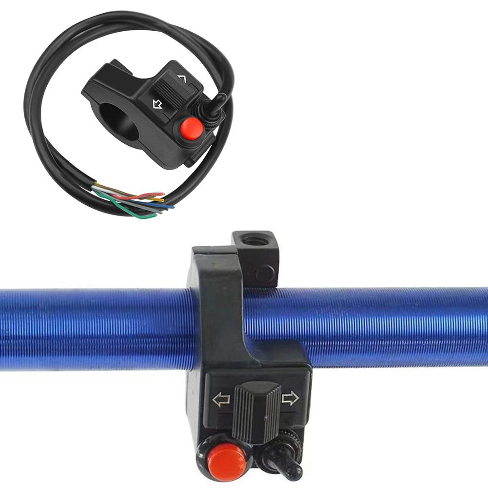 Motorcycle Horn Button Switch Motorbike Turn Signal Electric Headlight Handlebar Controller Switches