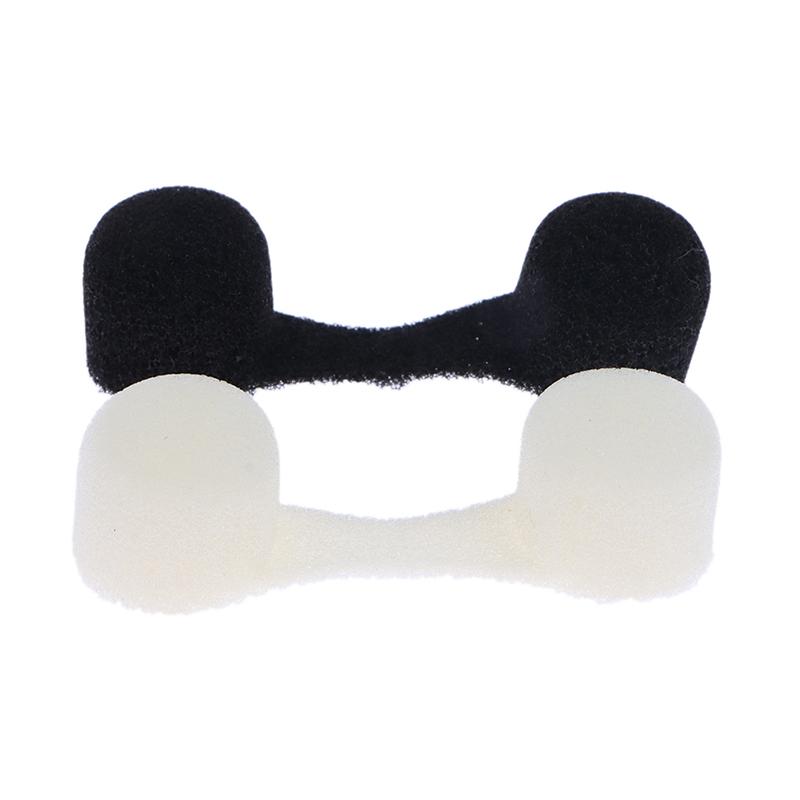 10X Black White Disposable Soft Sponge Nose Nasal Plug Filters For Spray Tanning
