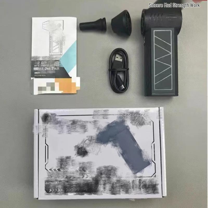 High-Speed Mini Camping Hurricane Fan with Dust Removal and Suction Fan